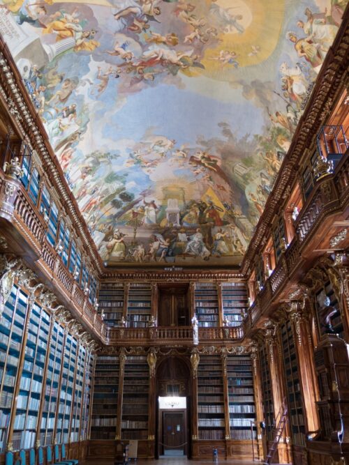 La biblioteca di Strahov a Praga - Prague.eu